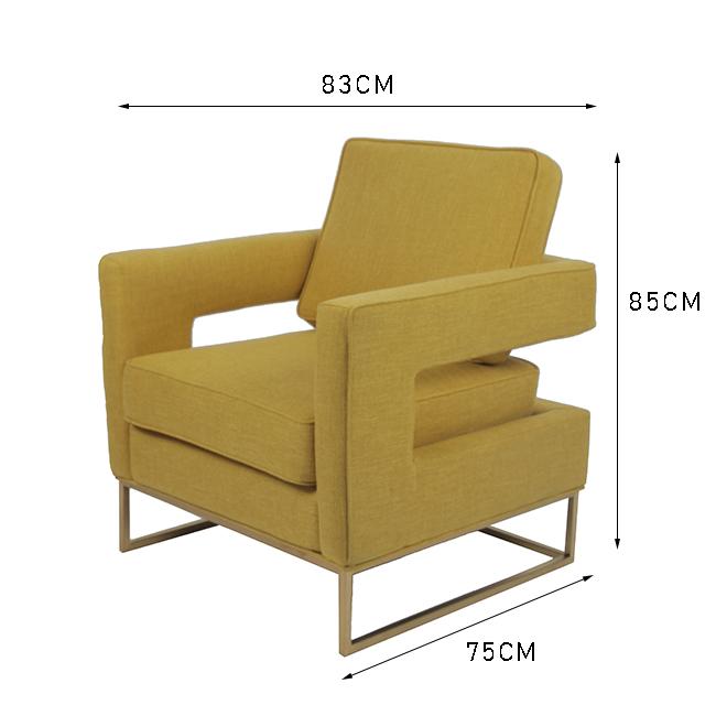 Home كراسي صالة مفردة 83x75x85 سم 0