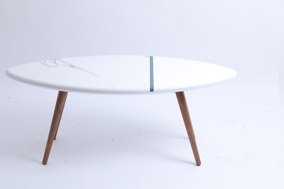 شراء أثاث Tisch Center Tea Bedside Table Living Room Mdf Small Cafe Round with Wood Legs التصنيع عبر الإنترنت