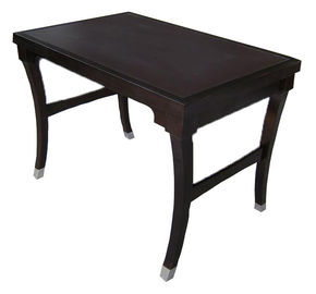 شراء مكتب كتابة بسيط من الخشب الصلب للفنادق HPL Top مع 30٪ لمعان ، 48 '' W * 24 '' D * 30 '' H. التصنيع عبر الإنترنت