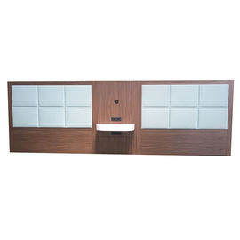 شراء Hampton Inn Hotel Style خزانة أثاث King Queen Headboard With Usb التصنيع عبر الإنترنت