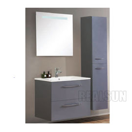 شراء ارتفاع لامع الأبيض MDF الحمام الغرور أثاث مخصص مع أرجل معدنية التصنيع عبر الإنترنت