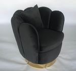 Modern 76*76*85CM Velvet Fabric Luxury Recliner Armchair