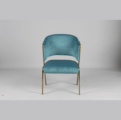 شراء كرسي طعام منجد Sillas Blue Velvet للمطبخ الحديث من الشمال التصنيع عبر الإنترنت