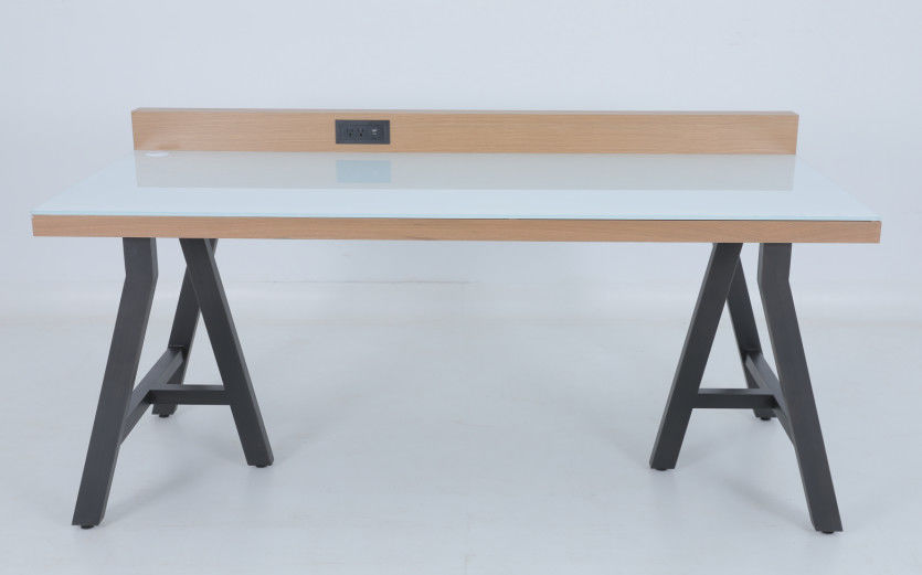 Fashionable Customized Freestanding Trestle Desk 102cm*51cm*78cm