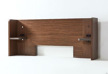 سعر جيد HPL Laminate LED King Size Hotel Headboards With Night Stands and Power Outlet الانترنت