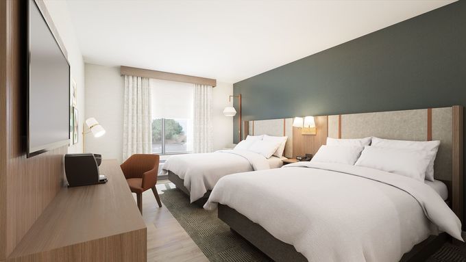 غرفة نوم Inn Express Headboard تحدد أثاث فندق الضيافة 2