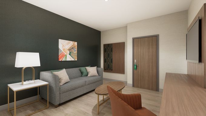 غرفة نوم Inn Express Headboard تحدد أثاث فندق الضيافة 1