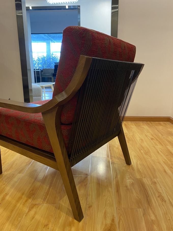 كرسي طويل خشب متين طراز حديث مريح appartement فندق funiture 1